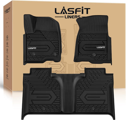 Floor Mats 2019-2026 for Chevy Silverado/GMC Sierra 1500, 2020-2026 for 2500 HD/3500 HD, Crew Cab & Bucket Seat Only