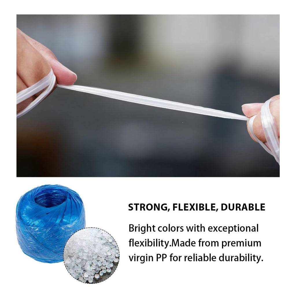 980 Feet Long Bundled Polyester Nylon Plastic Rope Twine,Polypropylene Twine for Household Gardening, Agricultural