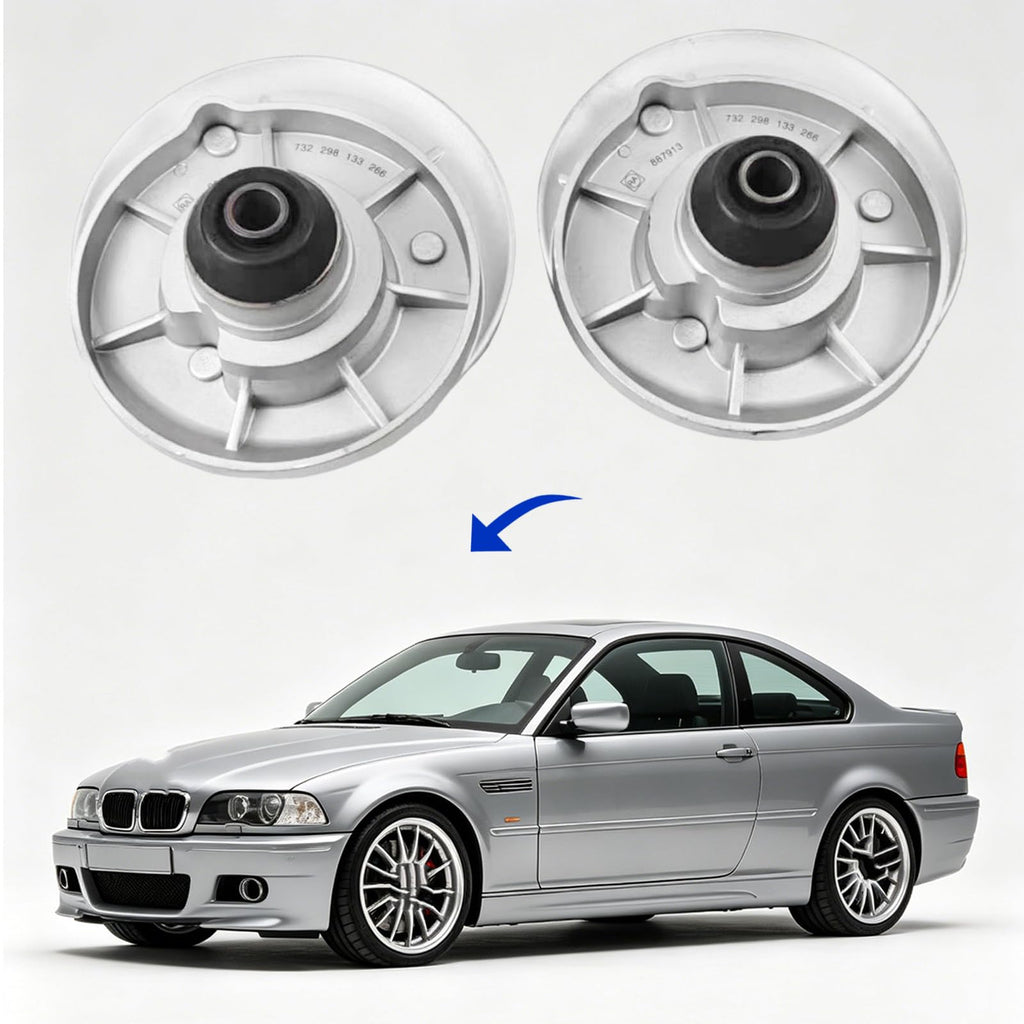 Front Strut Mount Kit 31332229165 Compatible with BMW M3 E46