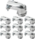 10-Pack 3/4" Flexible Metal Conduit Elbow, 90 Degree Squeeze Connectors