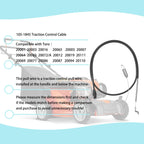 105-1845 Traction Cable for Toro Recycler 22" Self Propelled Gas Lawn Mower