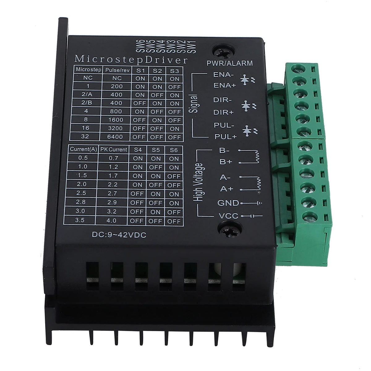 FTVOGUE Micro Step Driver TB6600 ABS Stepper Motor Driver DC 9 to 42V 4A