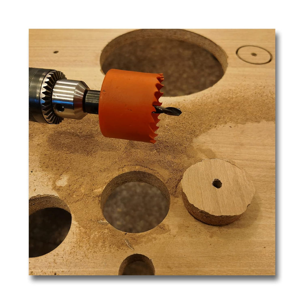 1-1/2 inch Hole Saw for Wood, Metal, Plastic & Drywall, with Arbor