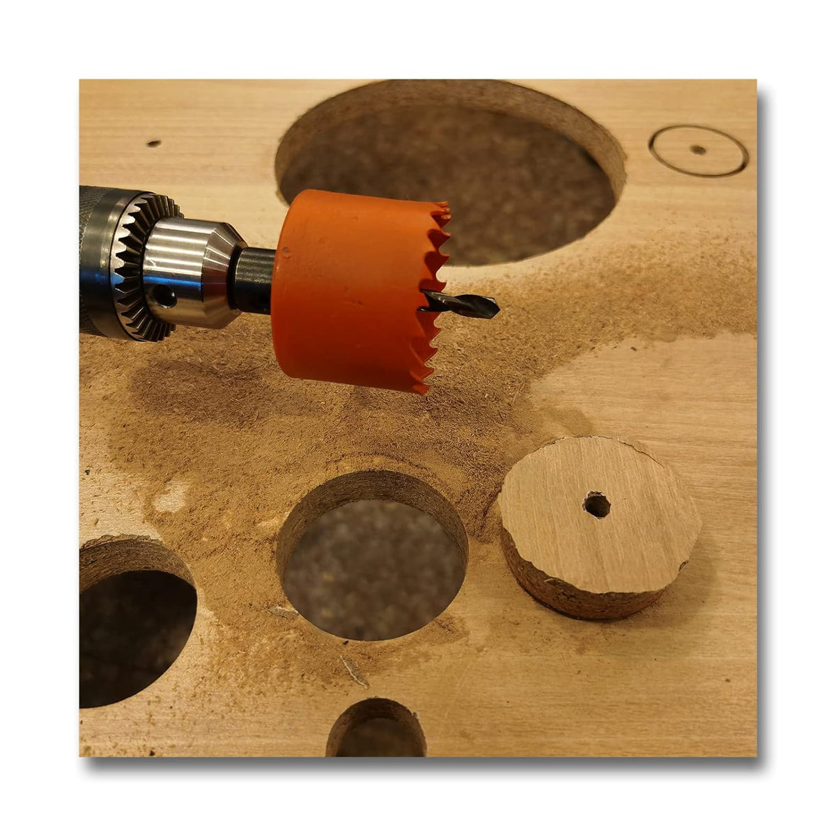 1-1/2 inch Hole Saw for Wood, Metal, Plastic & Drywall, with Arbor