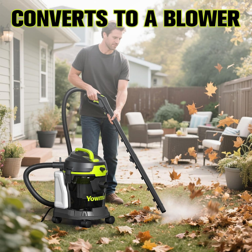 4 Gal Carpet Extractor Wet Dry Upholstery Vacuum 5.5 HP (YDWM4-S) | 3-in-1 Car Shampooer & Interior Cleaner Machine