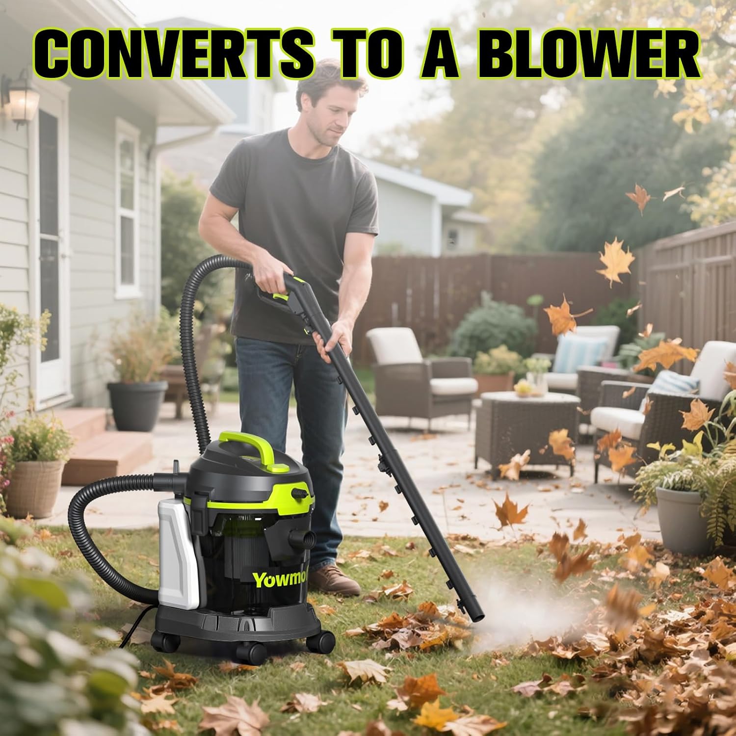 4 Gal Carpet Extractor Wet Dry Upholstery Vacuum 5.5 HP (YDWM4-S) | 3-in-1 Car Shampooer & Interior Cleaner Machine