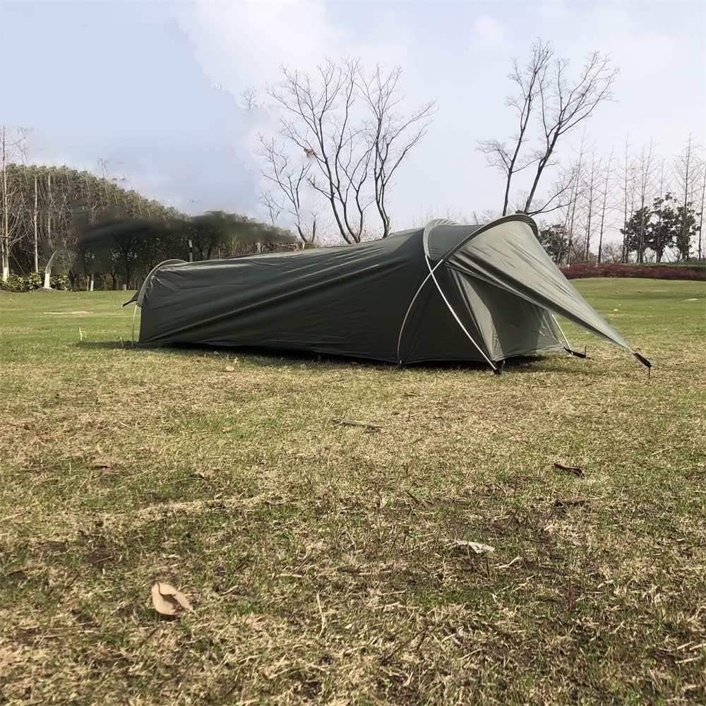 Single Person Tent, Ultralight Backpacking Tent, Waterproof Hiking Tent for Camping, 1 Person Lightweight Camping Tent