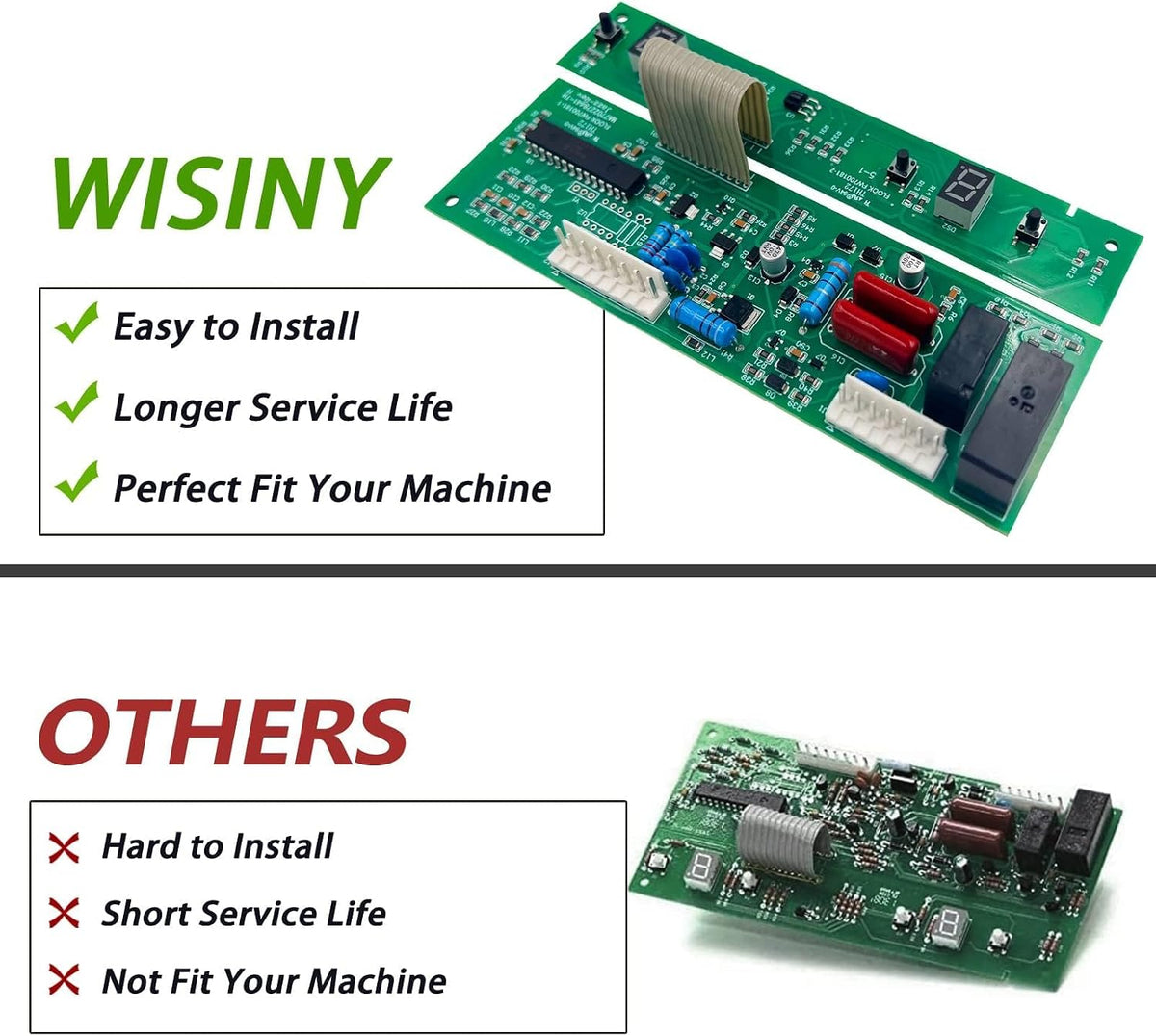 WISINY WPW10503278 W10503278 Refrigerator Control Jazz Board