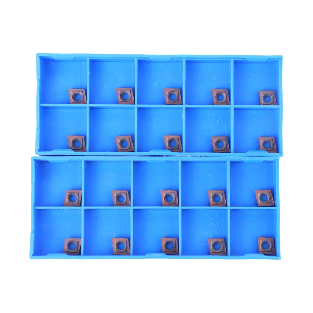20Pcs CCMT21.51 CCMT060204 Carbide Turning Inserts