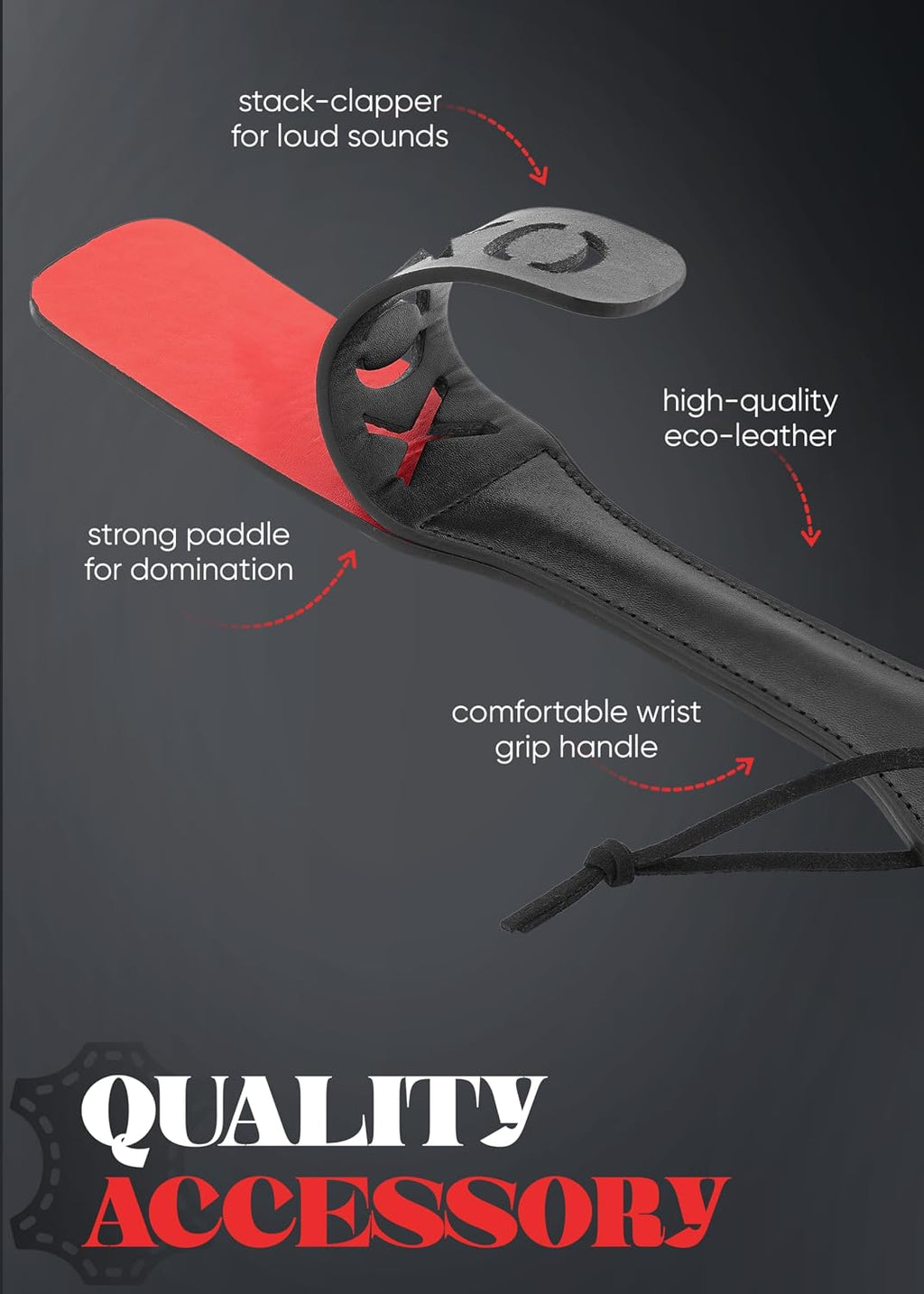 Paddle for Adults Riding Crop for Play, Training and Cosplay Accessories
