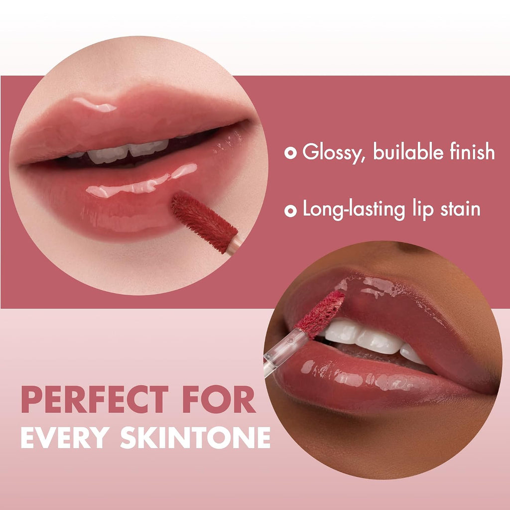 Juicy Lasting Tint | Glossy Lip Tint | 23 Nucadamia | 0.18oz
