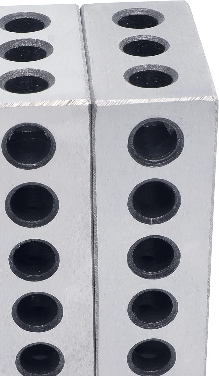 Pair 1" x 2" x 3" Precision Steel 1-2-3 123 Blocks 23 Holes