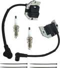2 Sets of 21171-0745 Ignition Coils Module for Kawasaki FH721V FH601V FH641V FH661V FH680V Lawn Mowers Engine with Spark Plug,Replaces for KM 21171-0742 21171-0713 21171-7039