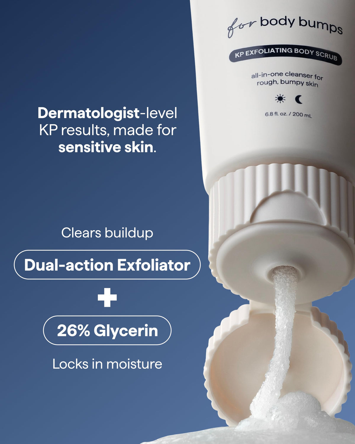 REMEDY KP Exfoliating Body Scrub, with Fine Sugar