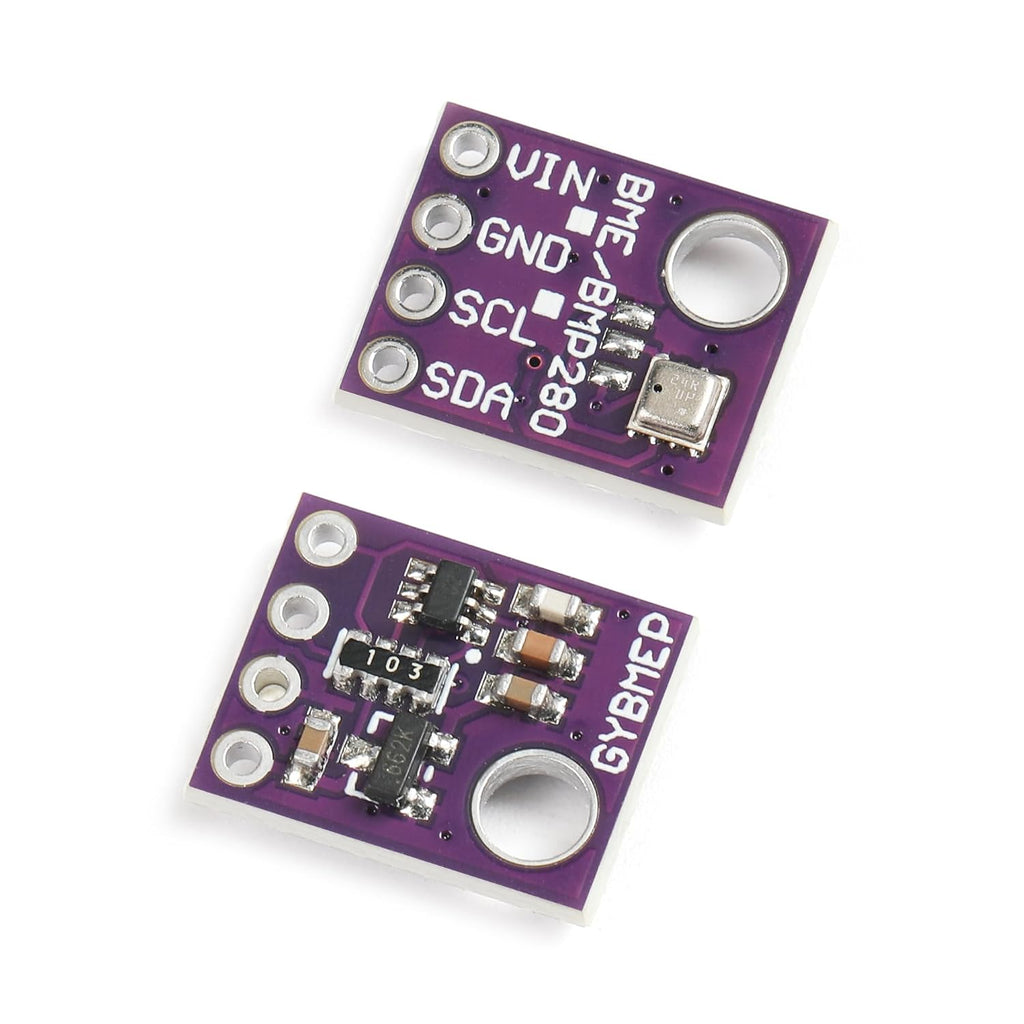 4PCS BME280 5V Sensor Module Atmospheric Pressure Temperature Humidity Sensors I2C SPI Breakout GY-BME280