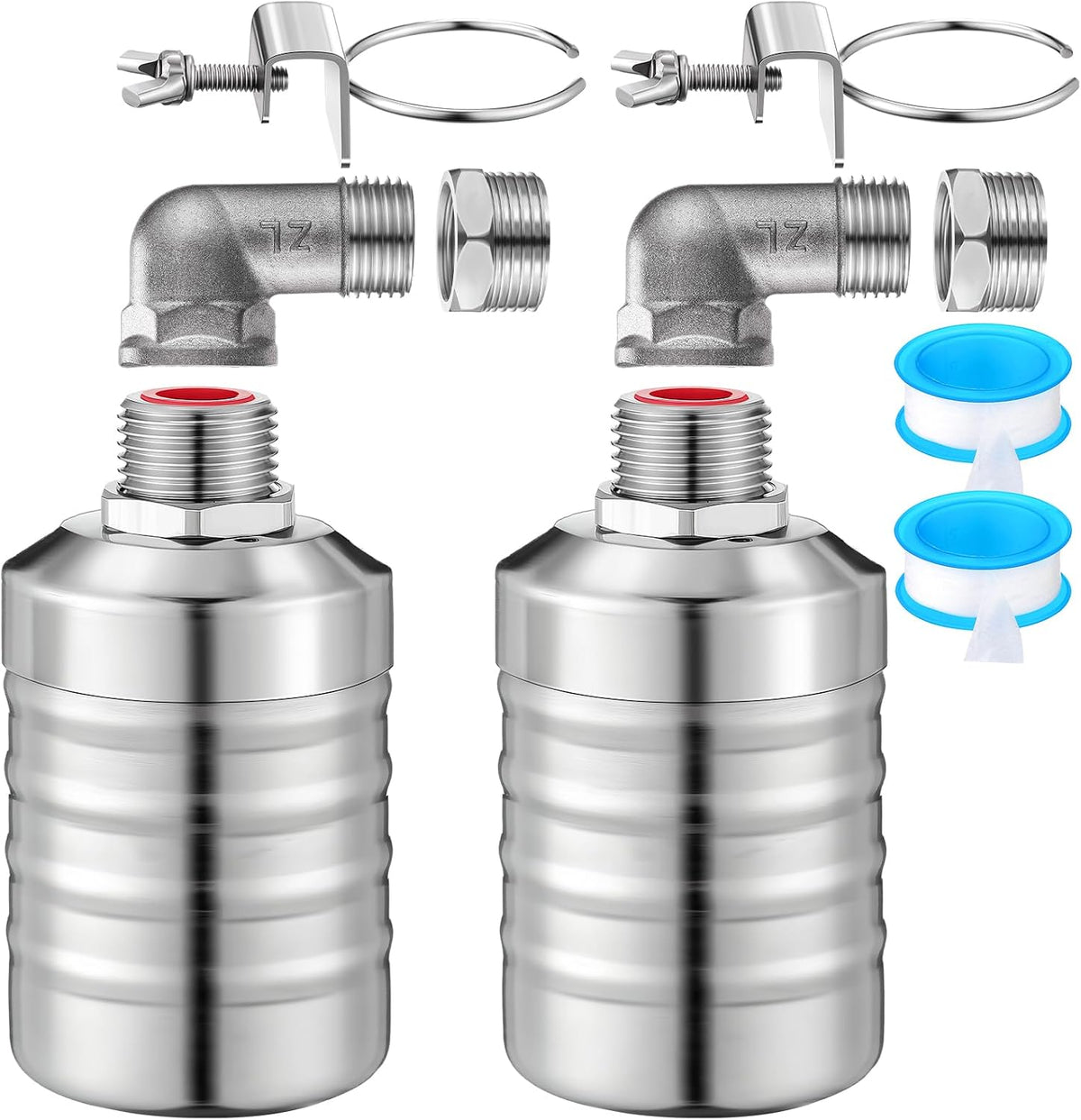MorningRo 2 Pack Float Valve for Water Tank 1/2" to 3/4", Classic Style
