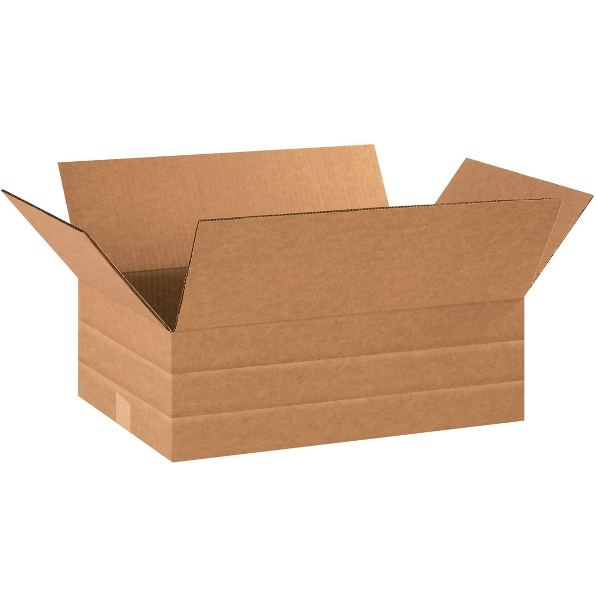 Shipping Boxes Multi-Depth 18"L x 12"W x 6"H, 25-Pack | Corrugated Cardboard Box for Packing, Moving and Storage