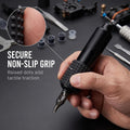 Black Food-Grade Silicone Tattoo Grip Cover - Dia 25x30mm Professional Tattoo Pen Sleeve | Non-Slip Grip Accessories