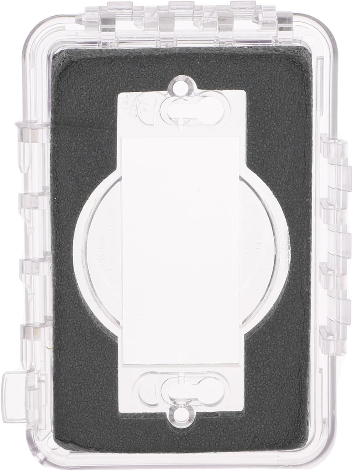 1-Gang Weatherproof Single Outlet Cover, 5/8 in. Deep, Clear | 5/8 in. Deep, Outdoor Receptacle Cover, NEMA 3R, UL