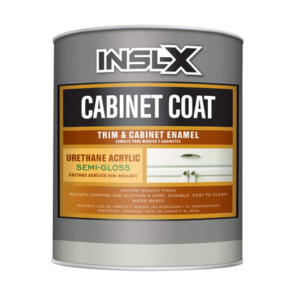 Cabinet Coat - Urethane Acrylic Semi-Gloss Enamel Cabinet Paint, 1 Quart, White