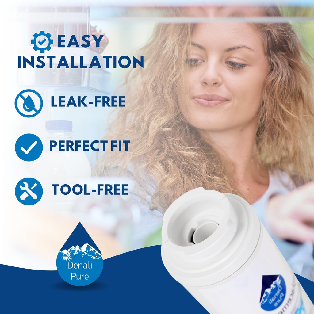 3-Pack Replacement for Amana ASD2325KEW Refrigerator Water Filter