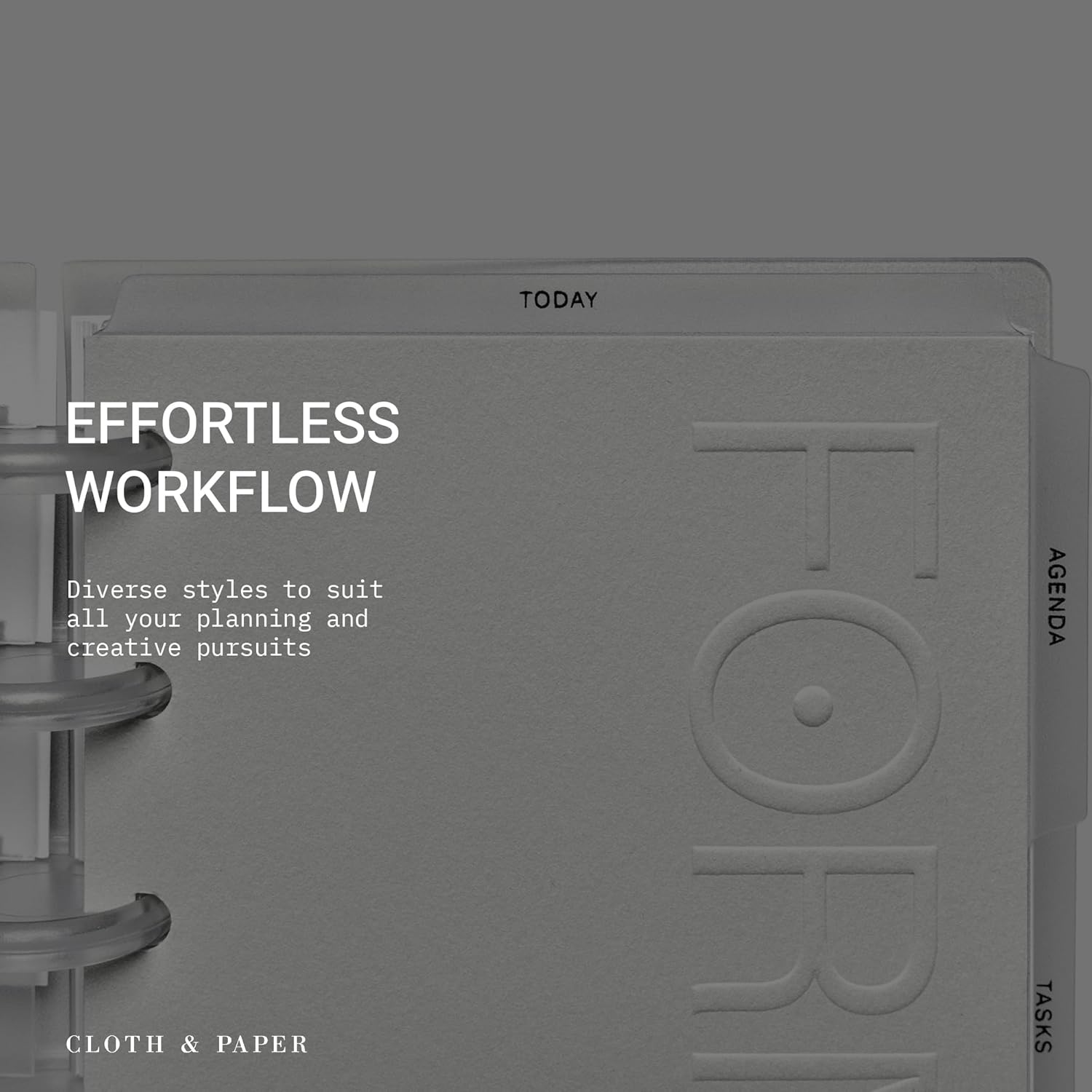 FORMA Modular Planner System – Premium Discbound Half Letter Undated Planner with Clear Discs, Covers, Dividers