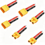 3 Pairs XT30 Pigtail,XT30 Wire XT30 Plug Male and Female Connector