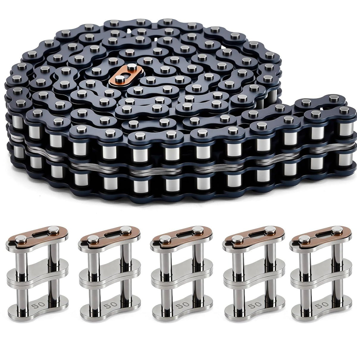 50-2 Roller Chain Double Strand Duplex