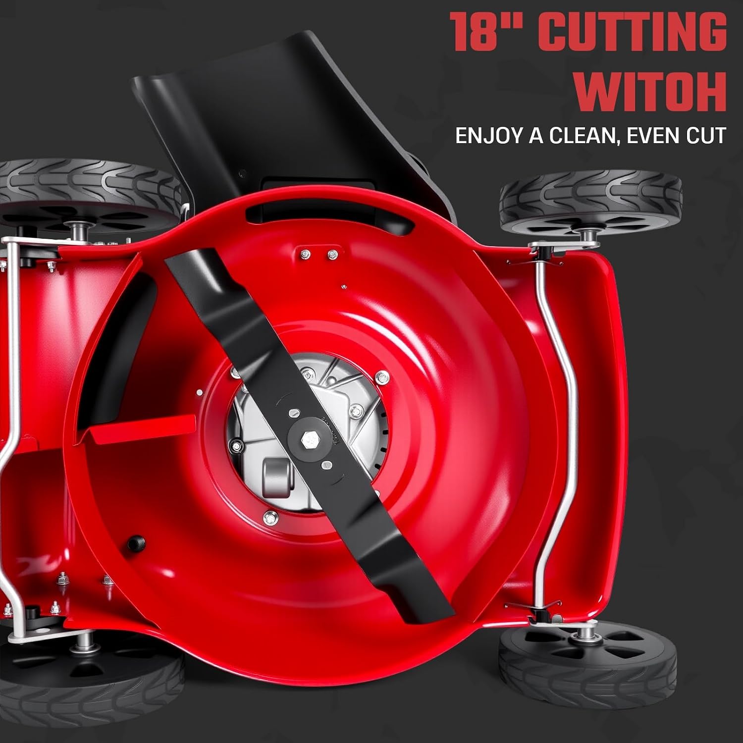131cc Gas Powered Self Propelled Lawn Mower[Foldable] - Easy to Start, 3 in 1 Multi Functional Gas Push Lawnmower