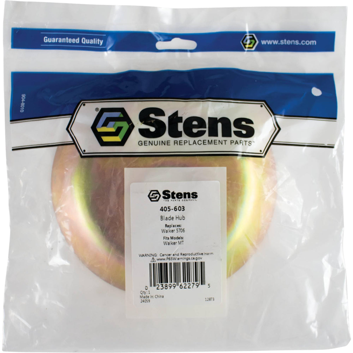 Stens Blade Hub for Walker Mower MT