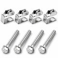 FUSCH Exhaust Manifold Flange Bolts & U Nuts Replace 55366000AA 6036717AA