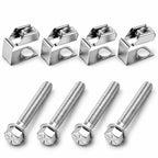 FUSCH Exhaust Manifold Flange Bolts & U Nuts Replace 55366000AA 6036717AA