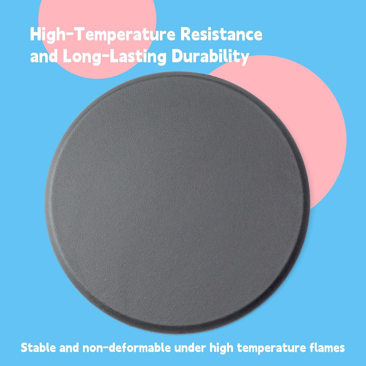 DG62-00067A Gas Range Cooktop Large Surface Burner Cap Replacement for Samsung Stove Oven Hat Parts NX58H5600SS/AA NX60T8311SS/AA NX60A6511SS/AA, 3.74 Inch Replace 2754487 AP5582107 PS4240971