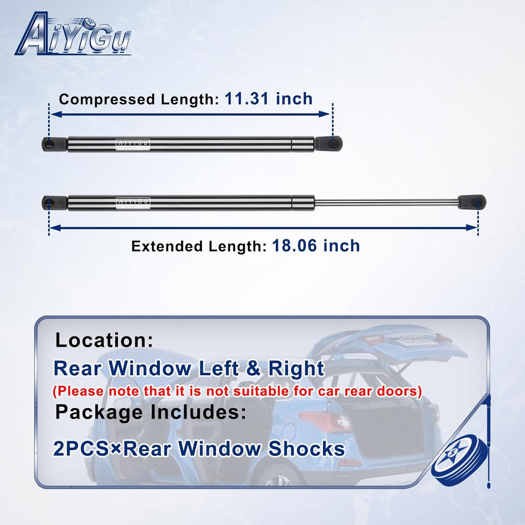 Rear Window Struts for 2000-2006 Chevrolet Suburban Tahoe GMC Yukon