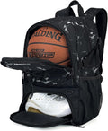 Basketball backpack with ball and shoes compartment Fit Volleyball, soccer, Swim, Gym, Travel, and School, large