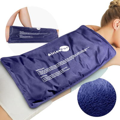 Extra Large Gel Flexible Back Ice Packs for Injuries Reusable, 11”x 20” Cold Pack Wrap for Knee Leg Neck Shoulder Hip