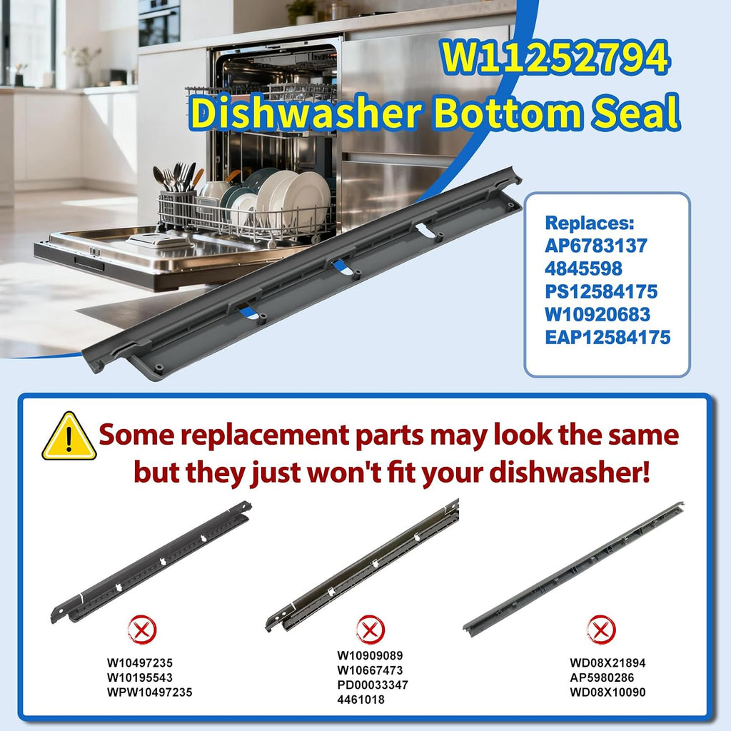 W11252794 Dishwasher Lower Door Seal