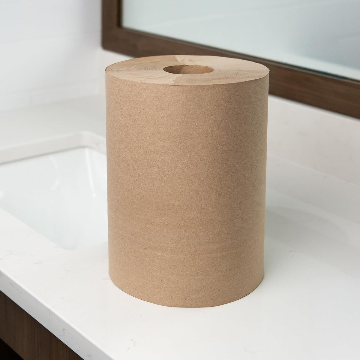 Sierra Hygiene 1-Ply Natural Hardwound Paper Towels, 8"x600', 12 Rolls, USA