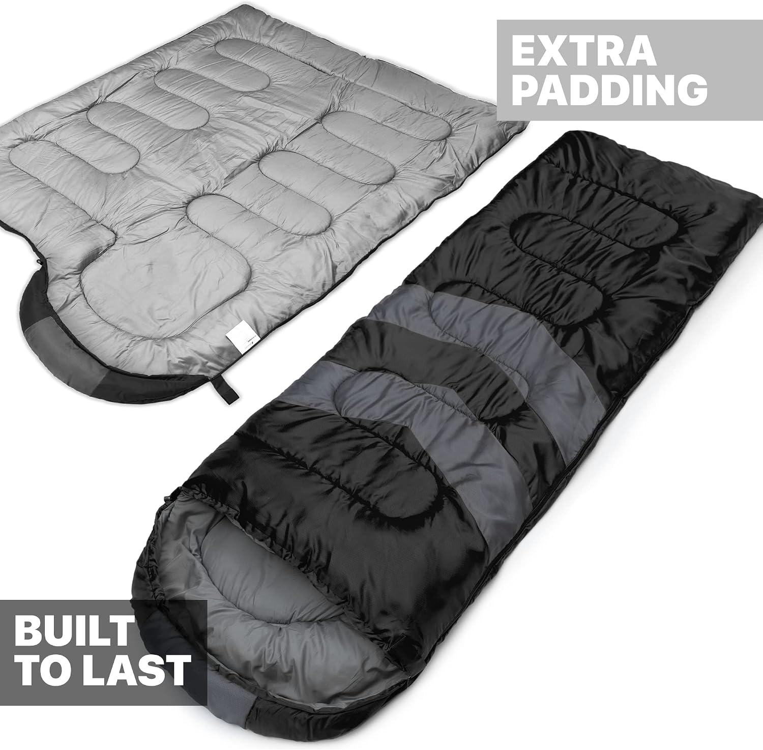 Sleeping Bags for Adults Cold Weather & Warm - Backpacking Camping Sleeping Bag for Kids, Girls, Boys - Lightweight