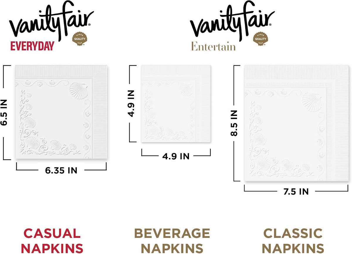 Entertain Paper Napkins, Disposable Dinner Napkins, 320 Count