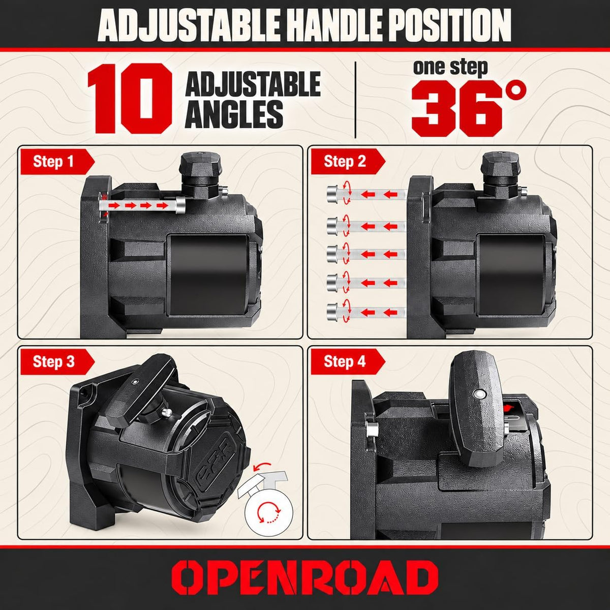 13500 lb Recovery Winch with Synthetic Rope and 2 Wireless Remotes - IP68 Waterproof 12V Electric Winch for Jeep