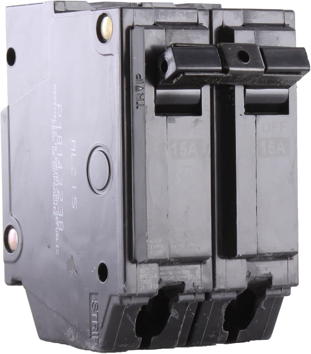 GE ENERGY INDUSTRIAL SOLUTIONS THQL2115 GE 15A 1 inch Dp Breaker