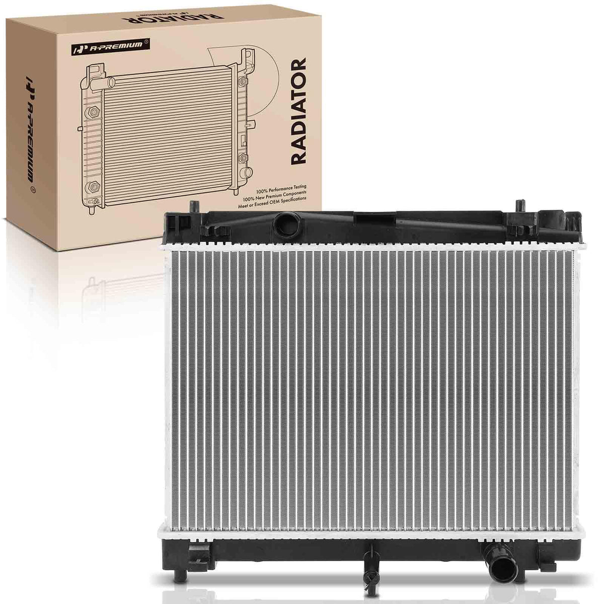A-Premium Engine Coolant Radiator Assembly Compatible with Toyota, Scion