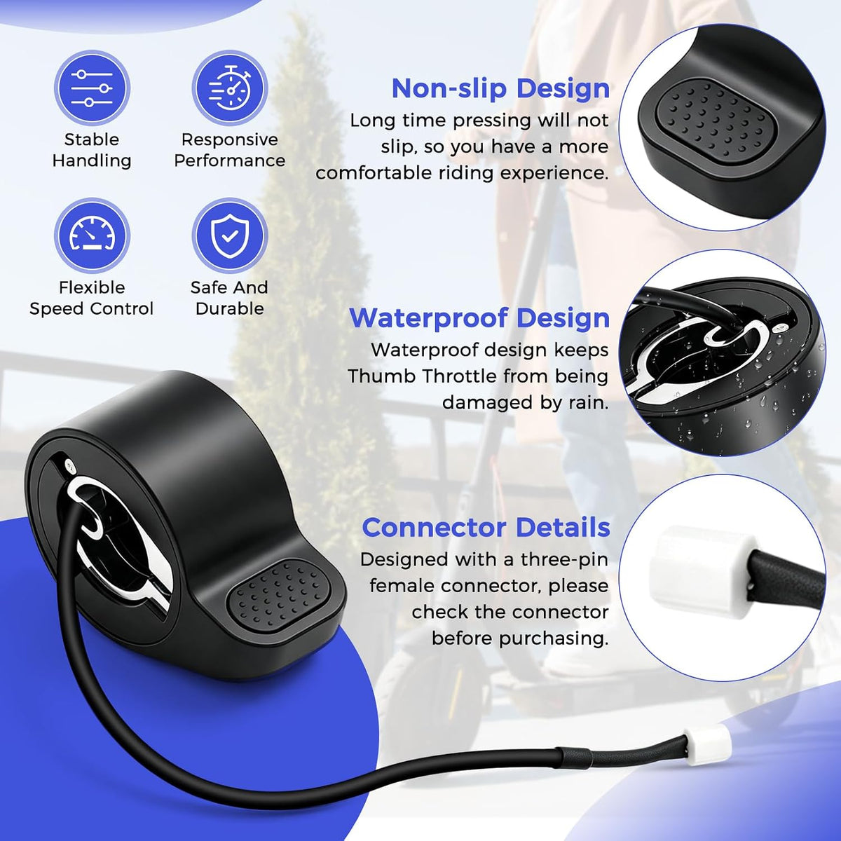 Electric Scooter Controller Set, 36V 500W, LED Display, for accelerator