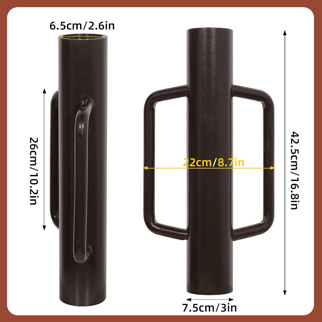 9.6LB Fence Post Driver with Handle,T Post Driver,16.8 Inch
