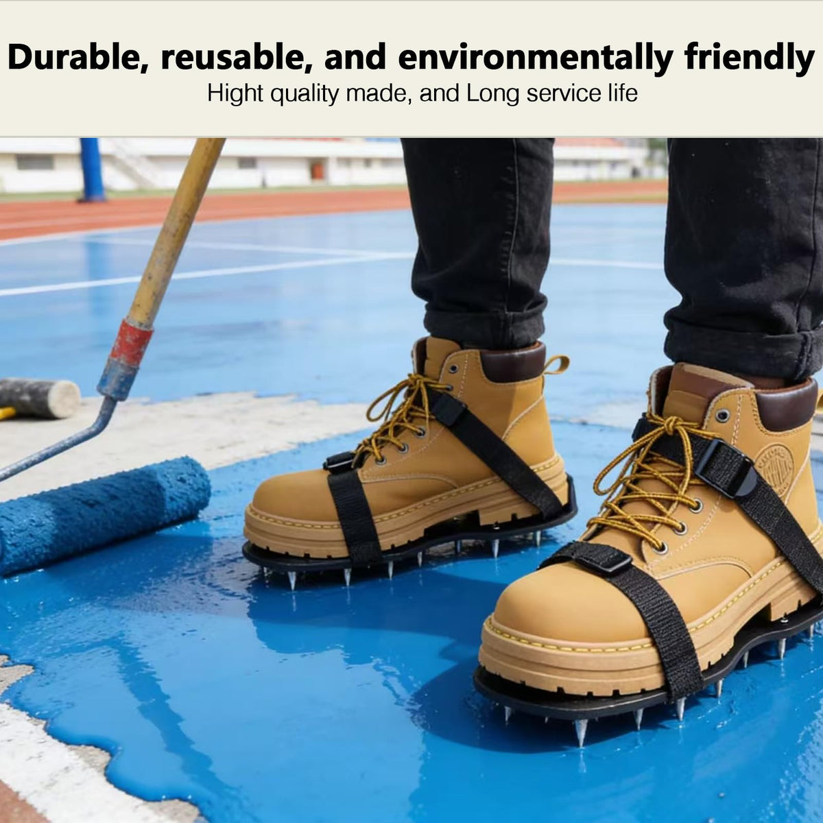 Epoxy Spiked Shoes for Epoxy Flooring, Epoxy Garage Floor Coating Kit