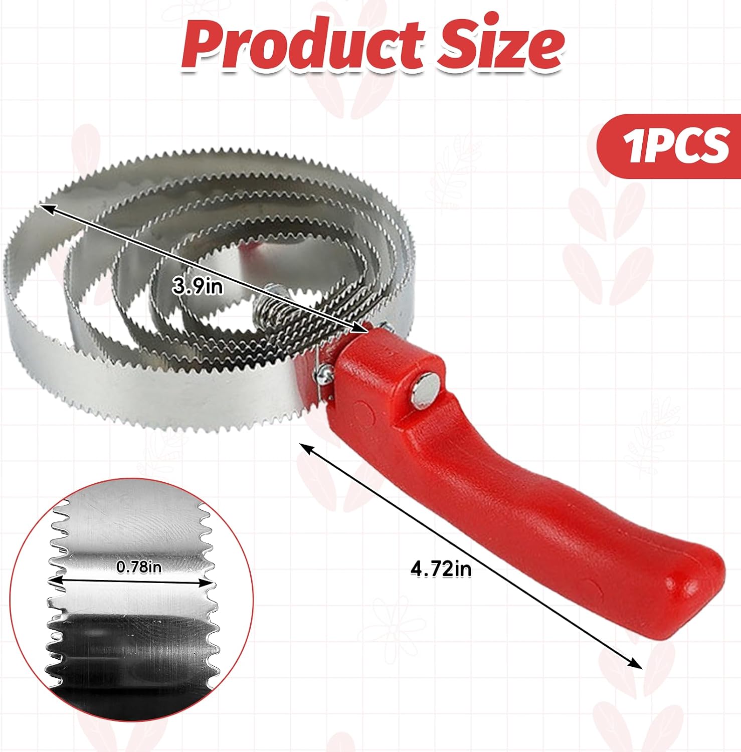 5 Rings Curry Comb Horse Brush Scraper Reversible Stainless Steel Livestock Shedding Comb with Soft Touch Grip for