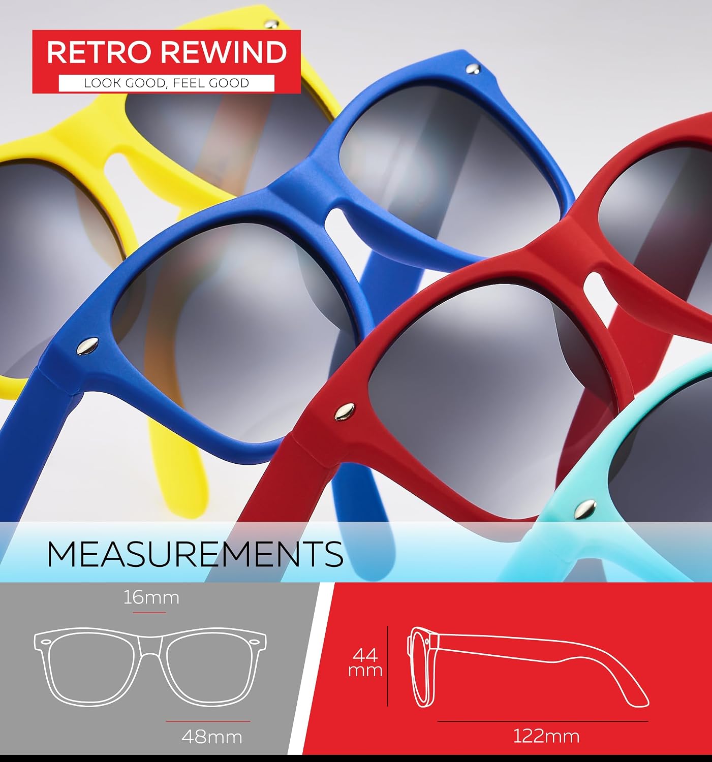 Kids Sunglasses for Boys Girls Age 3-12 - Shatterproof UV400 Toddler Children Sun Glasses