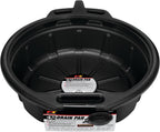 Performance Tool W4071 4.5 Gallon Black Oil Drain Pan