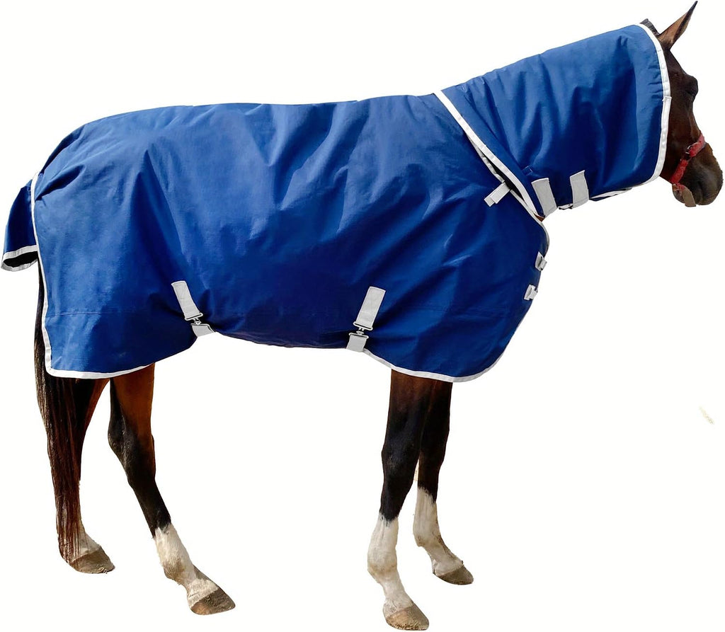 1200D Oxford Warm-Keep Horses Turnout Blanket with Detachable Neck Cover，Heavy Weight Winter Turnout ，Horse Care